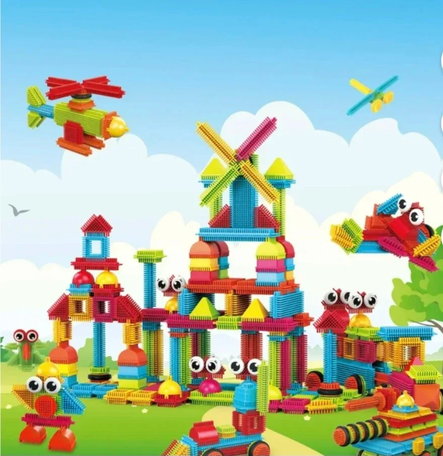 PicassoTiles Hedgehog Spiky Blocks – 240 PCS Building Set image indicator(2)