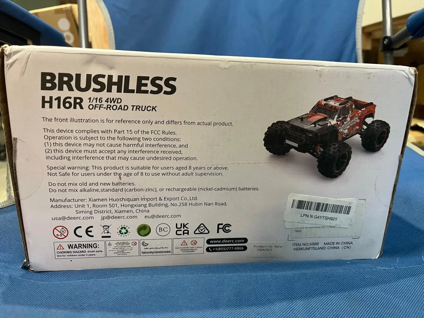 DEERC Brushless H16R 1/16 4WD Off-Road Truck image indicator(2)