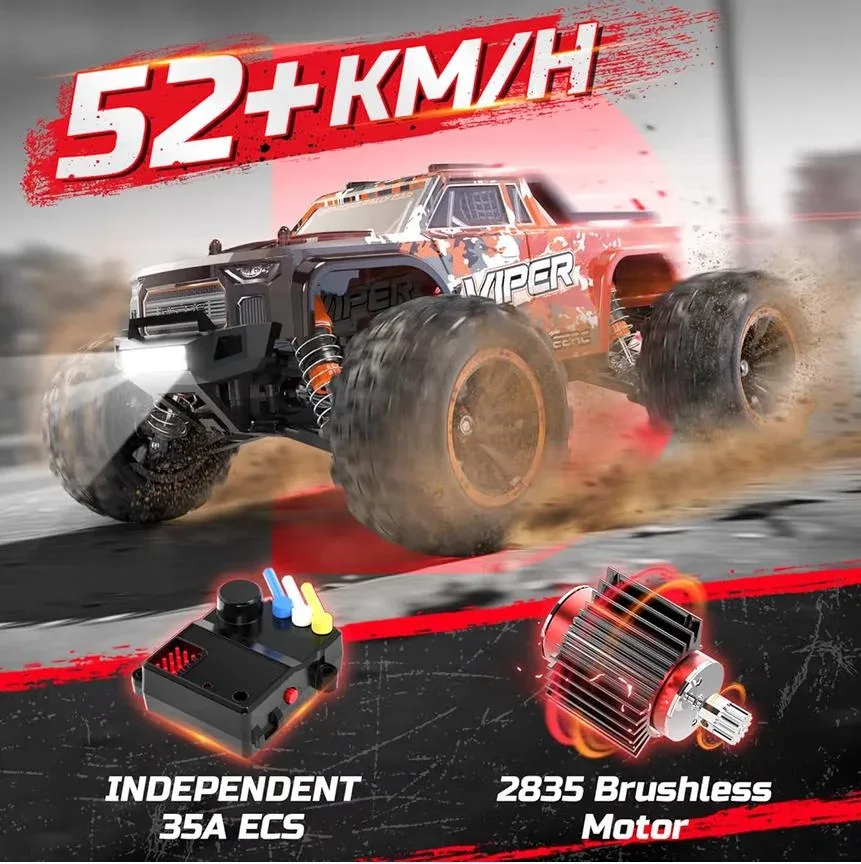 DEERC Brushless H16R 1/16 4WD Off-Road Truck image indicator(3)