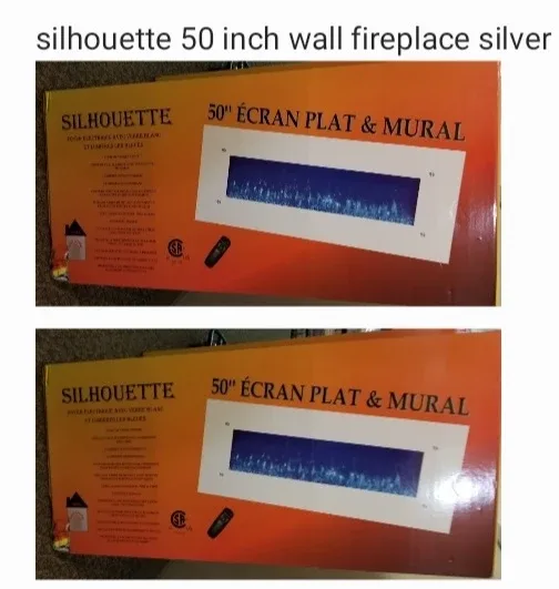 Silhouette 50-inch Wall Fireplace