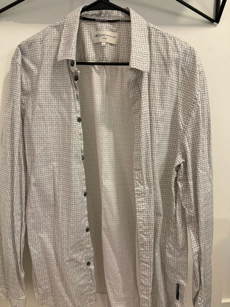 DENIM TOM TAILOR Fitted Shirt - Size L