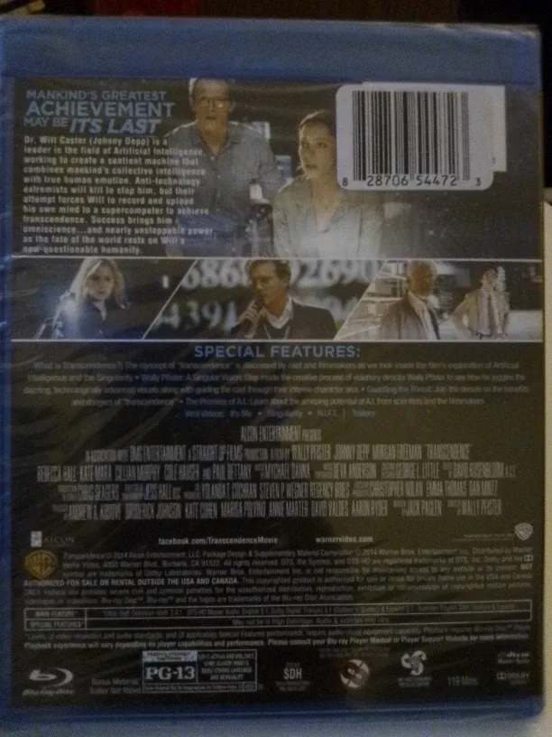 Transcendence (Blu-ray Disc) image indicator(2)