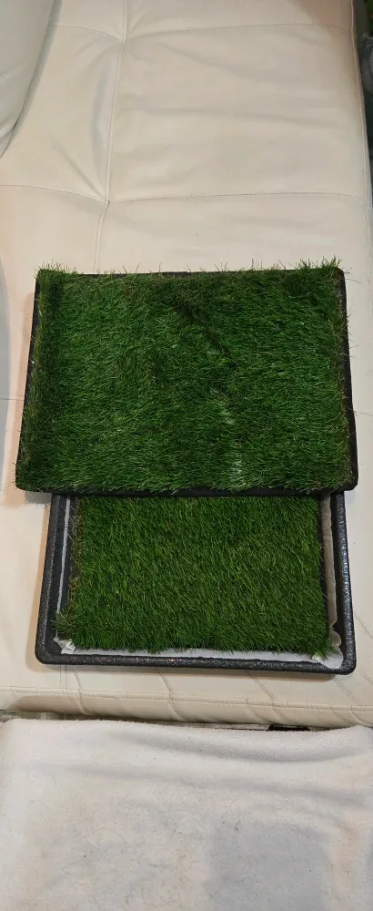 Dog Artificial Grass Pee Pad - 17x13 inches image indicator(8)