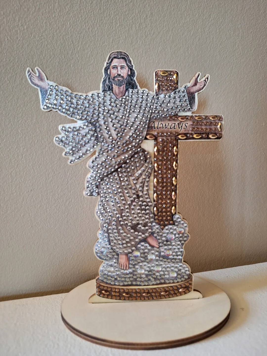 Acryllic and Wooden Diamond Art for sale