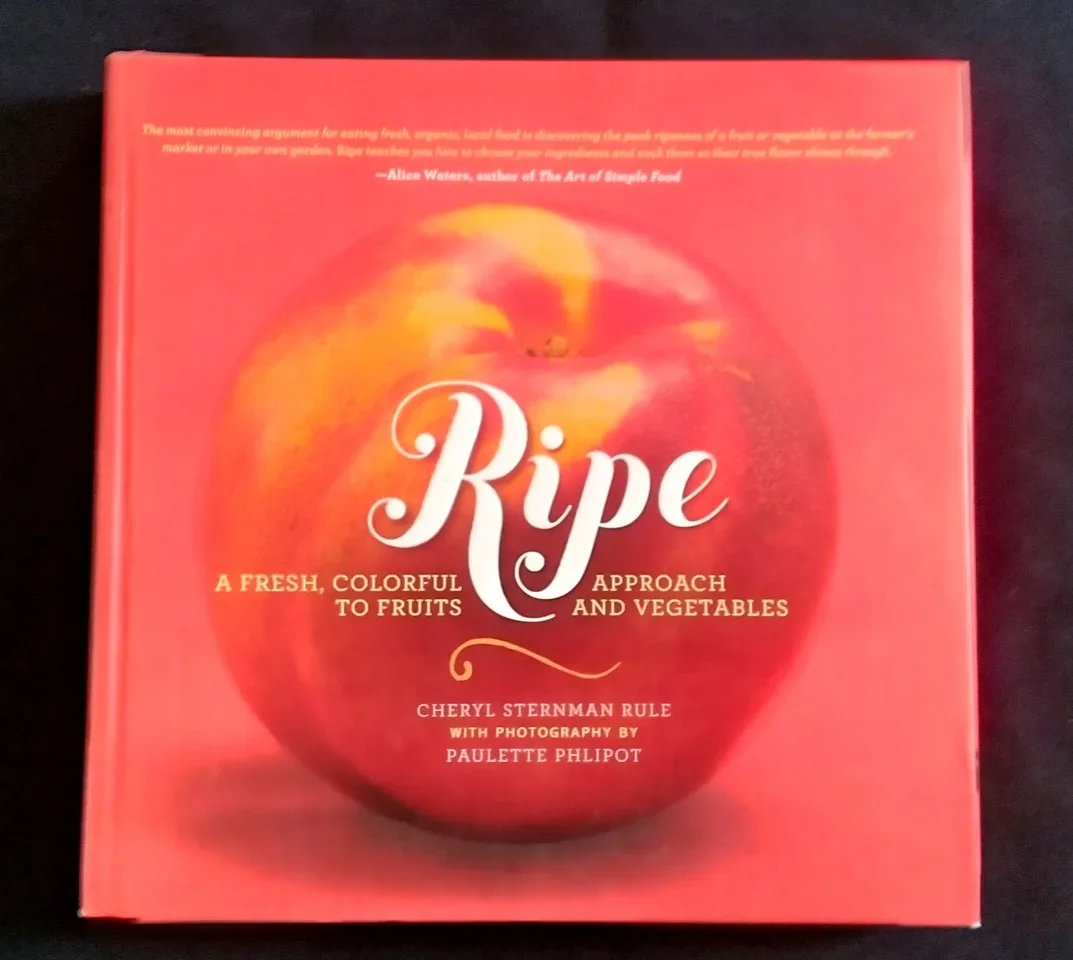 HARDCOVER COOK BOOK - RIPE - FRUIT & VEG THEMED