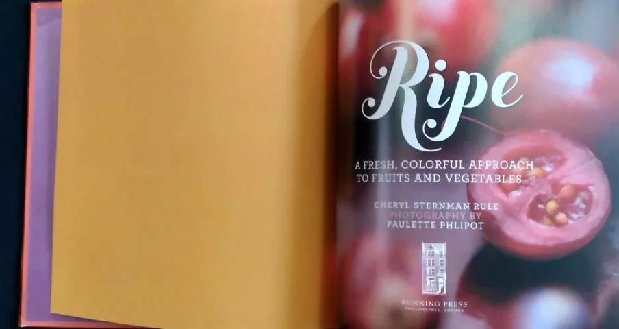 HARDCOVER COOK BOOK - RIPE - FRUIT & VEG THEMED image indicator(3)