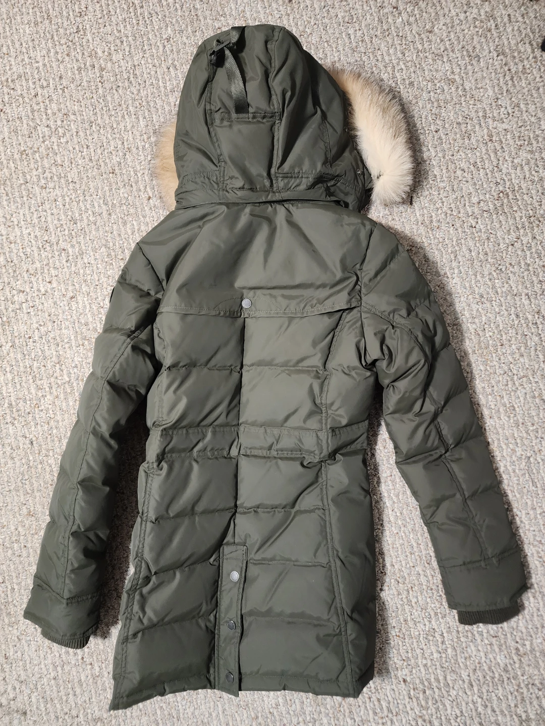 Pajar Olive Green Women's Quilted Puffer w/ Faux Fur - photo 5