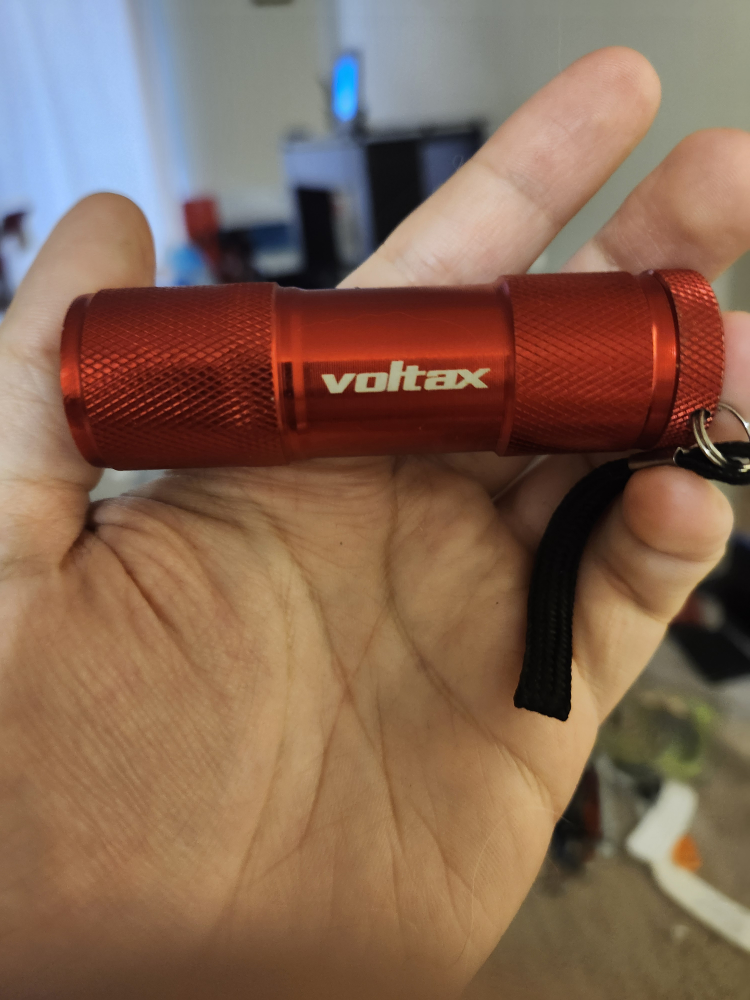 Voltax Red Flashlight
