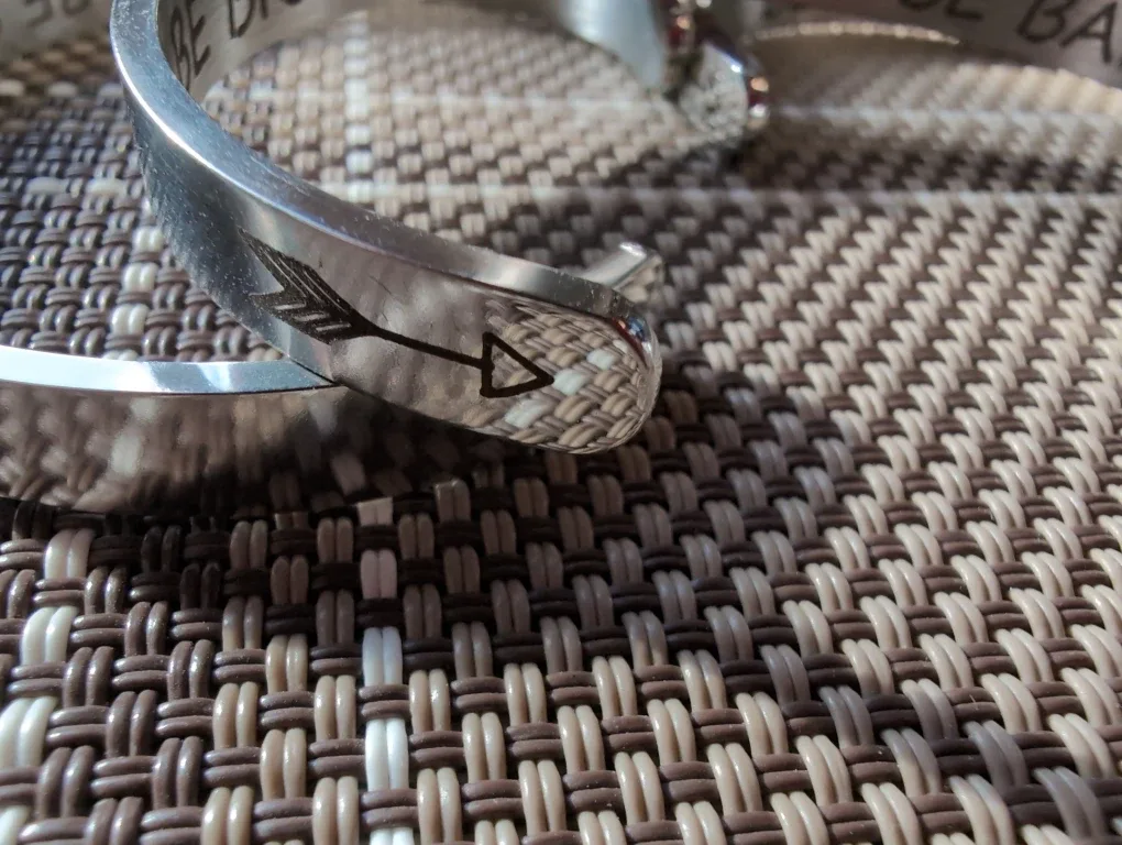 Inspirational Cuff Bracelets - Be Brave, Strong, Badass image indicator(4)