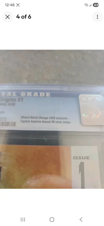 CGC 9.8 Ultimate Origins #1 Comic Book image indicator(4)