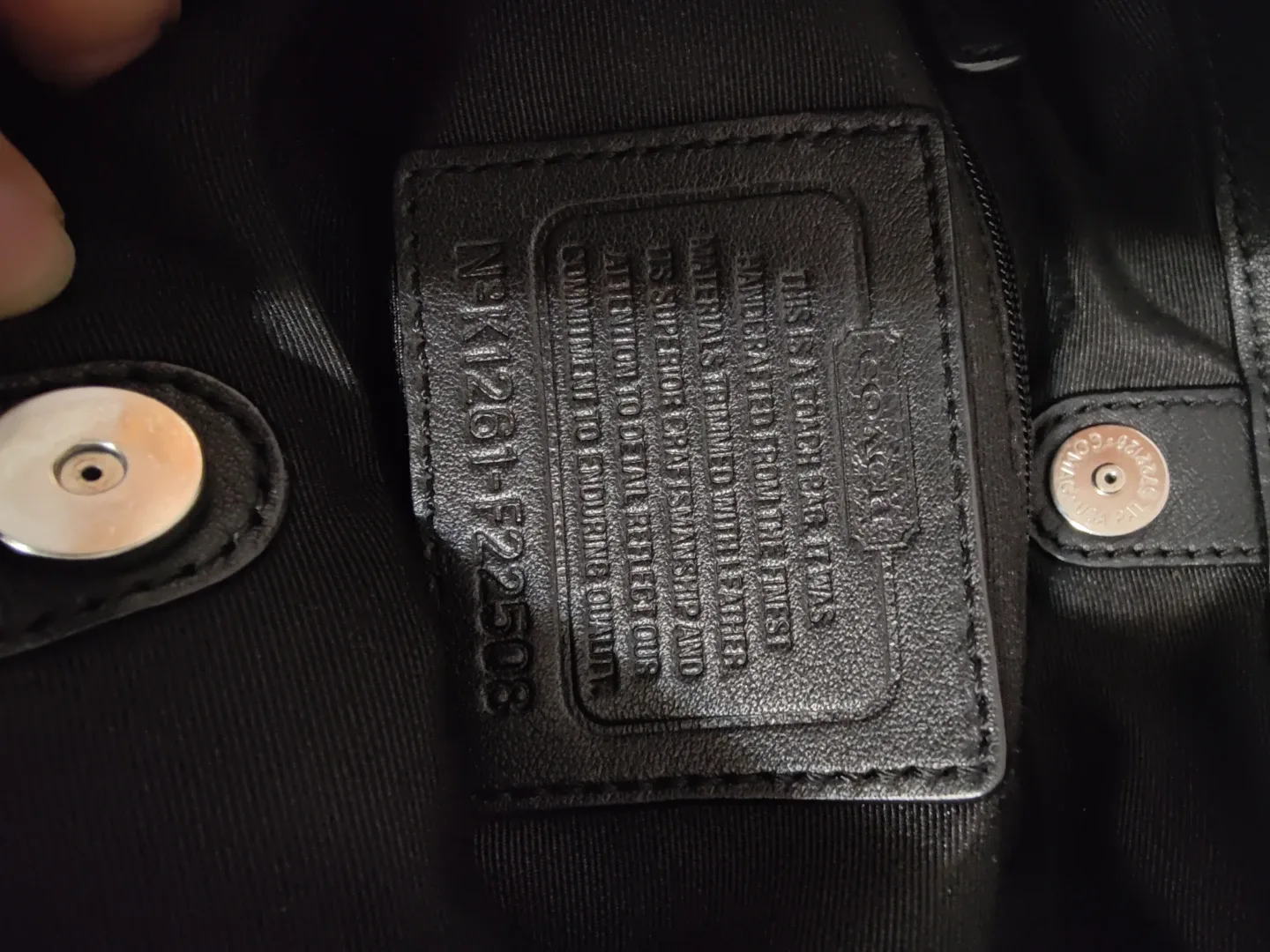 Coach Black Hobo Bag NK1261-F22508 image indicator(5)