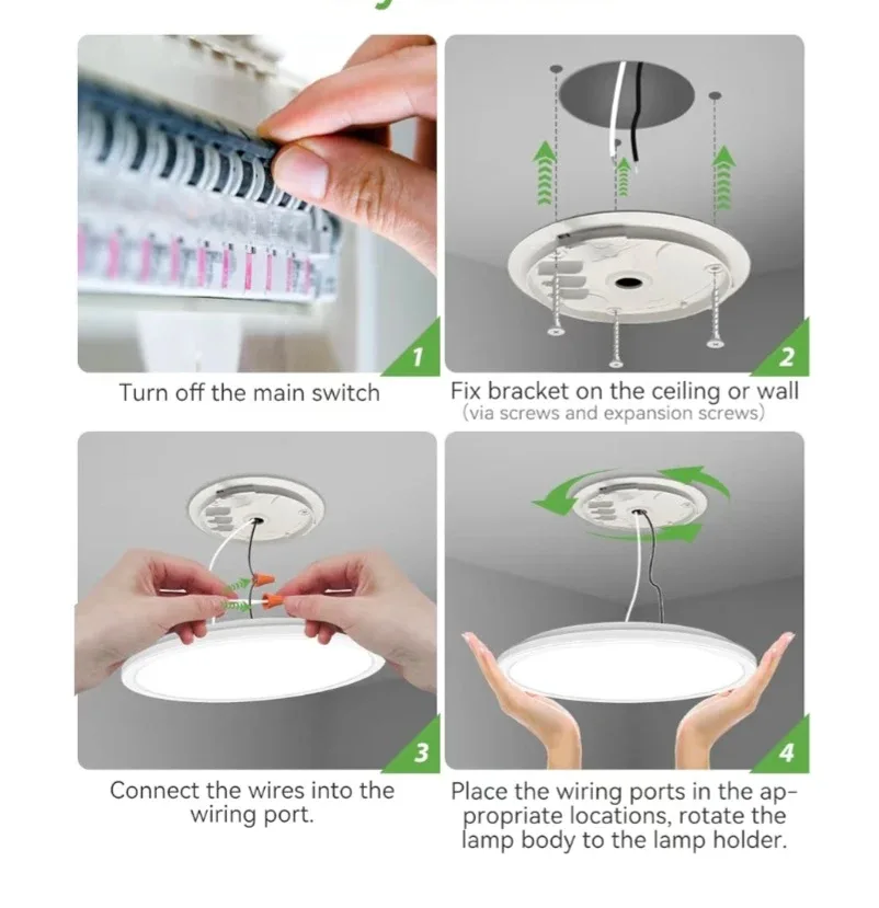 White 23-inch LED Ceiling Light - New! image indicator(6)