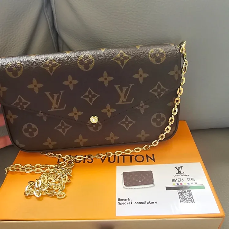 Louis Vuitton M61276 Red/Brown Chain Bag