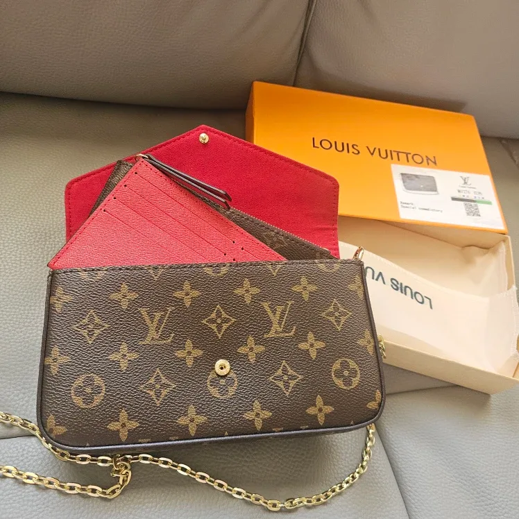 Louis Vuitton M61276 Red/Brown Chain Bag image indicator(3)