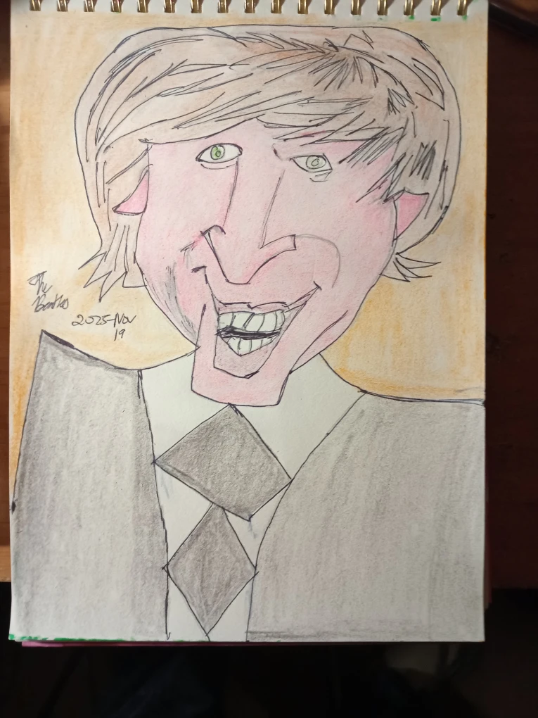 Drawing Illustration by Custom Artist Sherwin The Beatles - photo 3