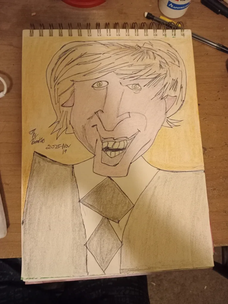 Drawing Illustration by Custom Artist Sherwin The Beatles image indicator(4)