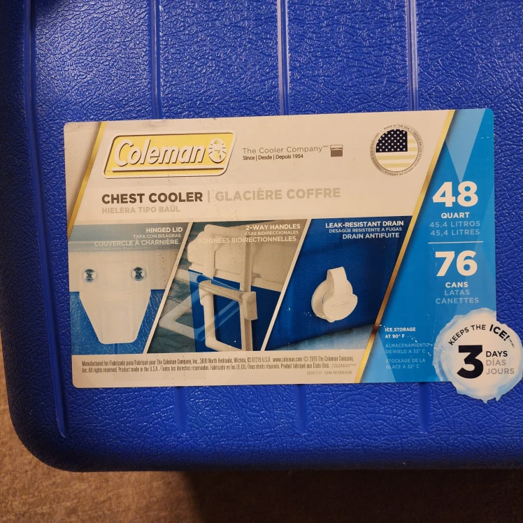 Coleman 48 Quart Chest Cooler - photo 2