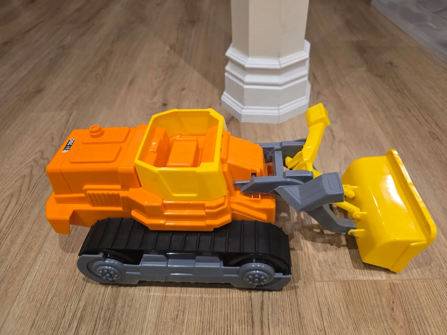 Toy Bulldozer - Orange & Yellow image indicator(2)