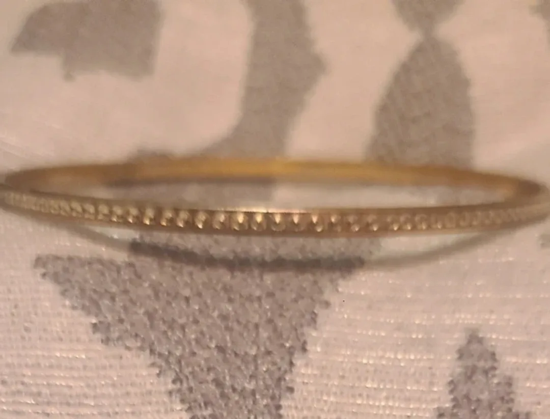Gold Bangle Bracelet 🥕 image indicator(2)