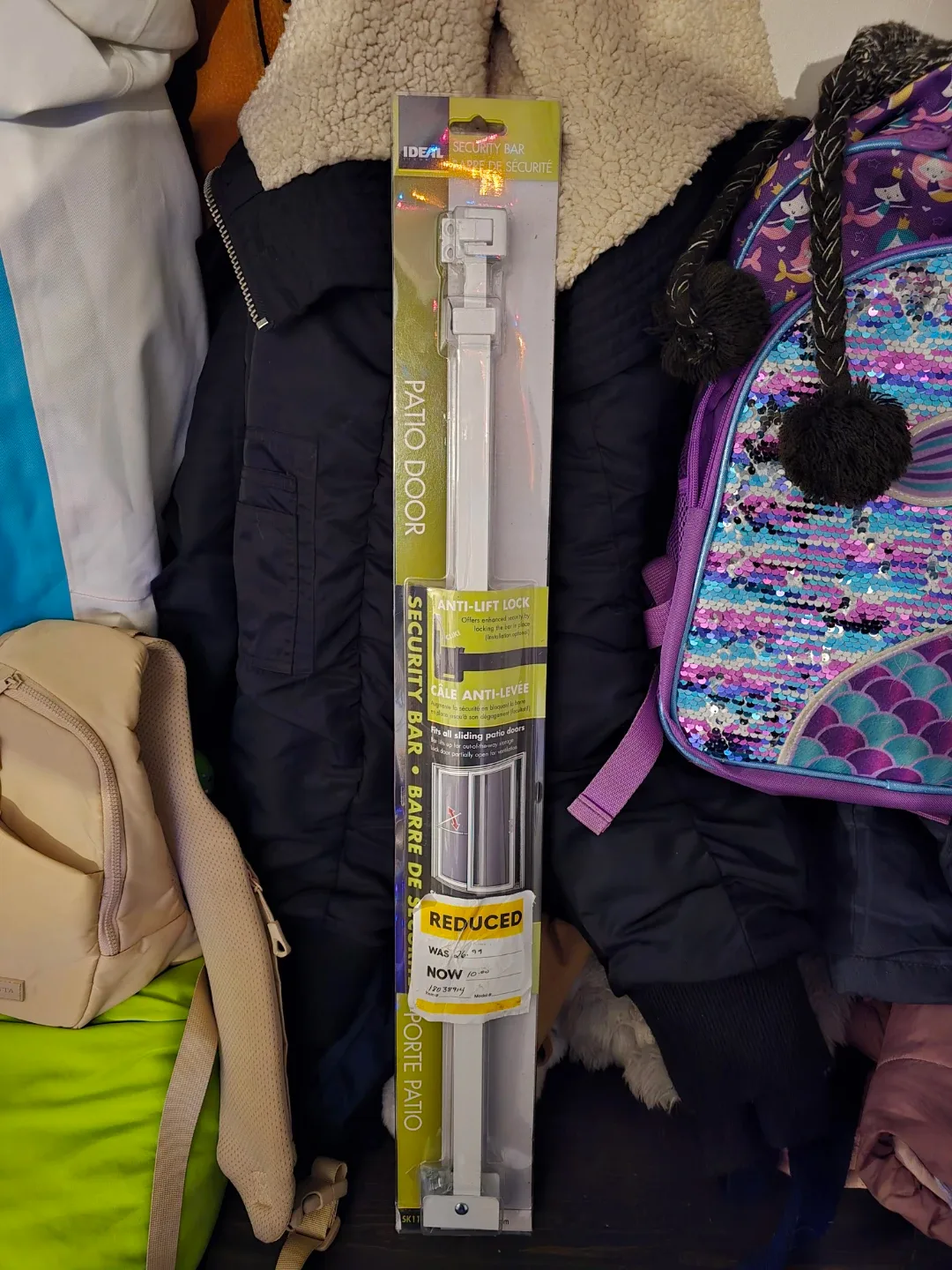 Ideal Security Patio Door Security Bar