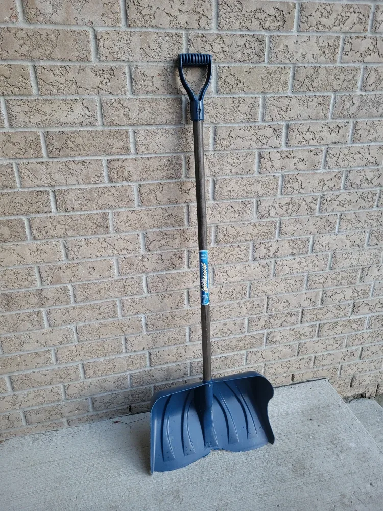 Blue Snow Shovel