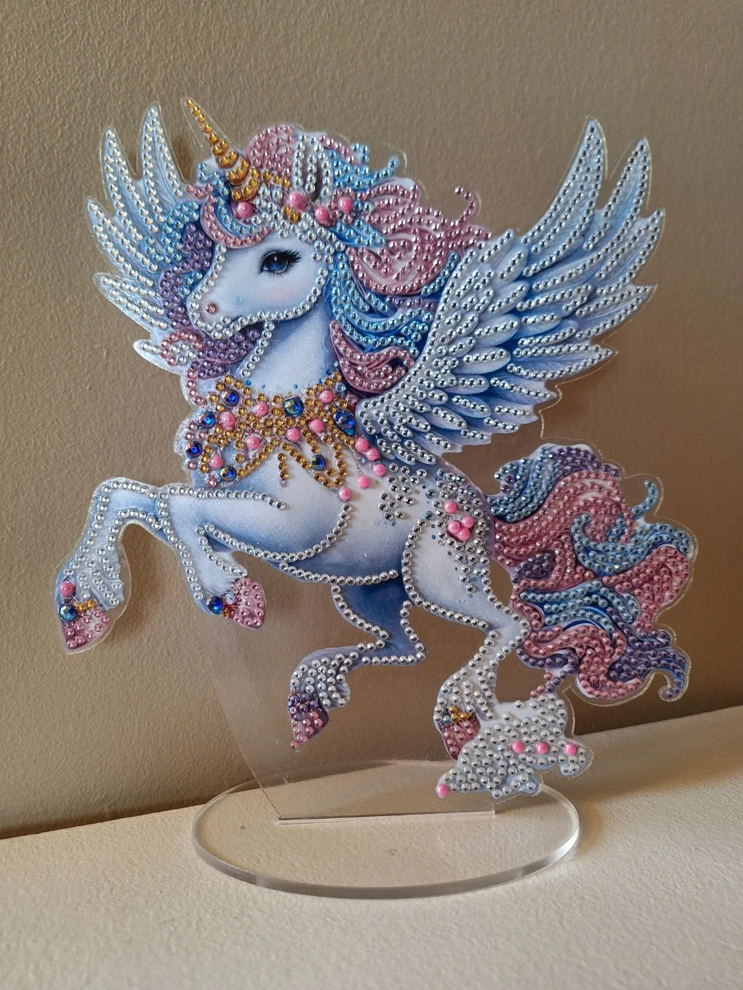 Acryllic Unicorn/Pegasus Diamond Art