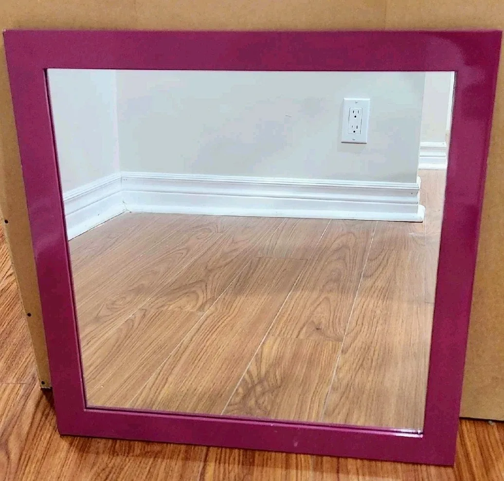 Square Framed Mirror - Purple image indicator(2)