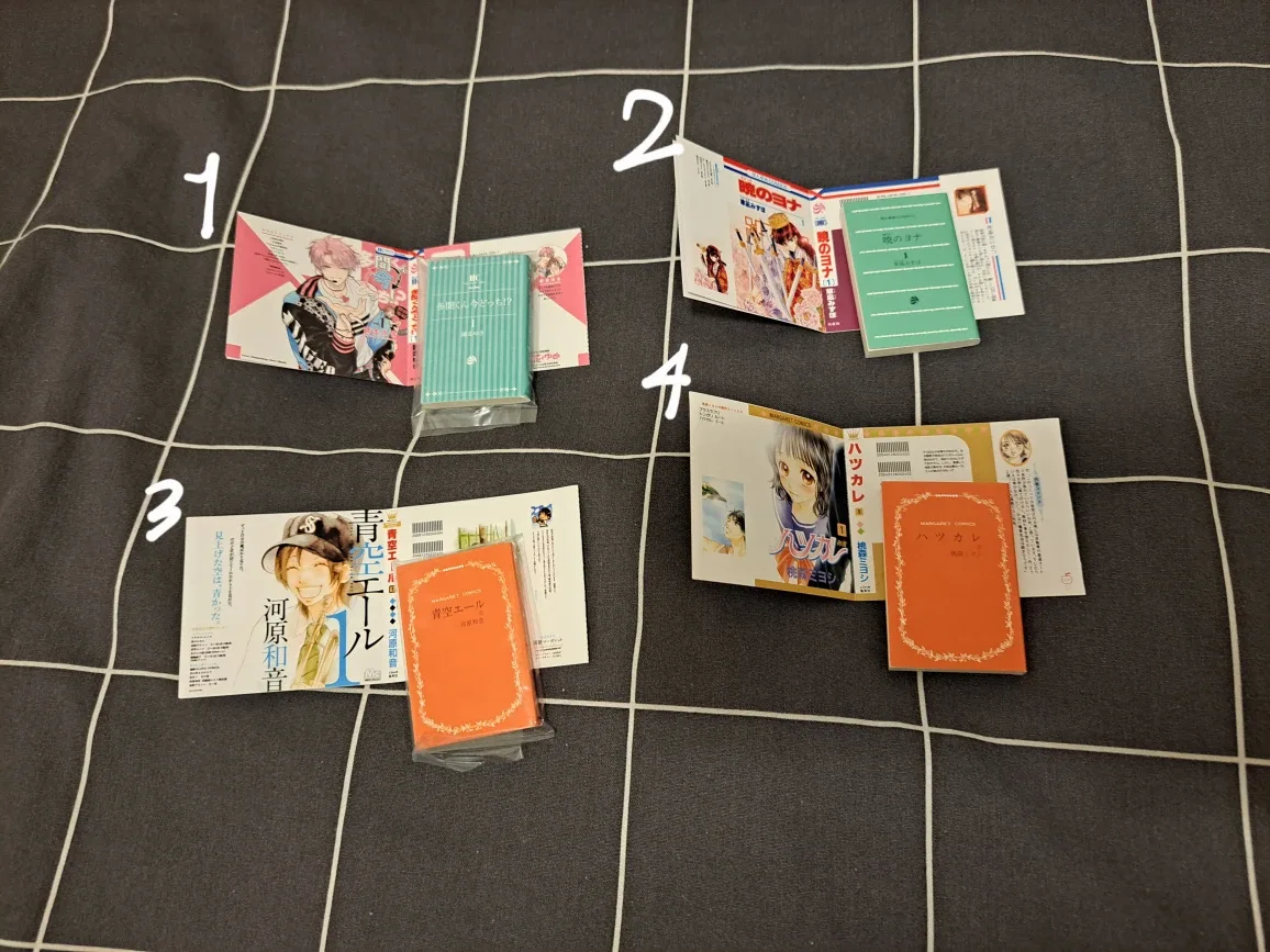 Miniature Manga Gachapon