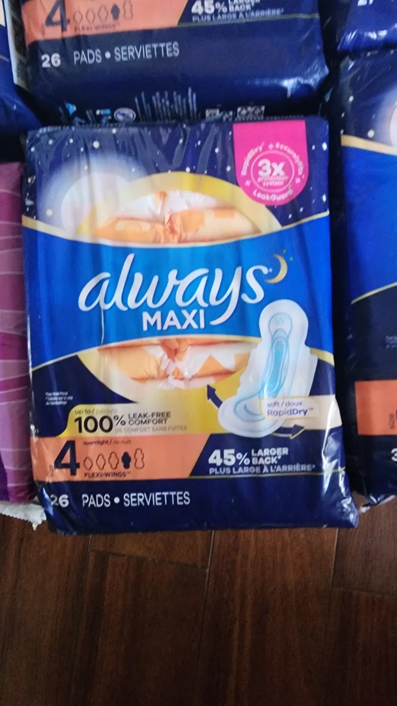 Always pads plus Poise pads ($15 for all) image indicator(4)