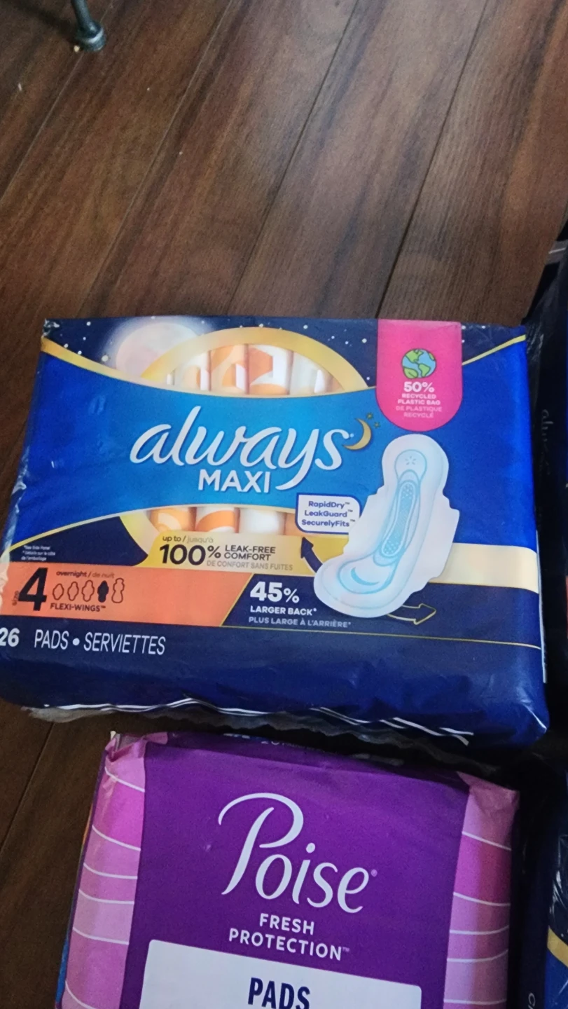 Always pads plus Poise pads ($15 for all) - photo 5