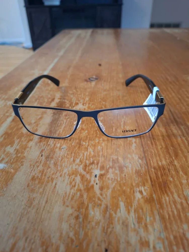 Versace VE1274 1436 55/17 Eyeglasses - Black Matte image indicator(2)