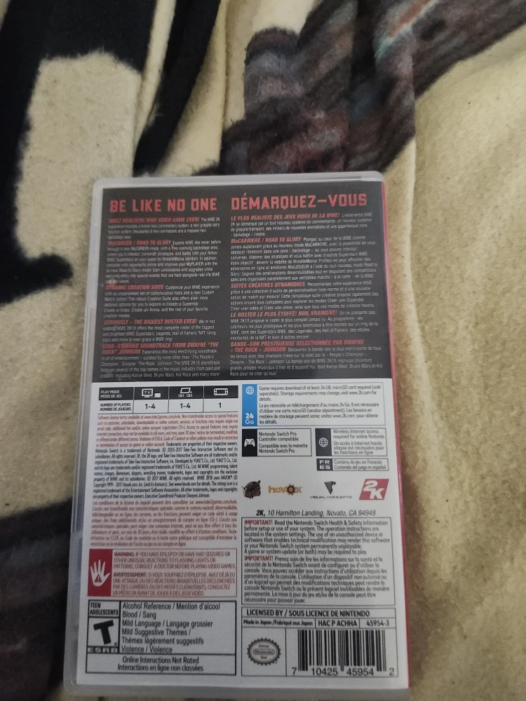WWE 2K18 Nintendo Switch Game - photo 3