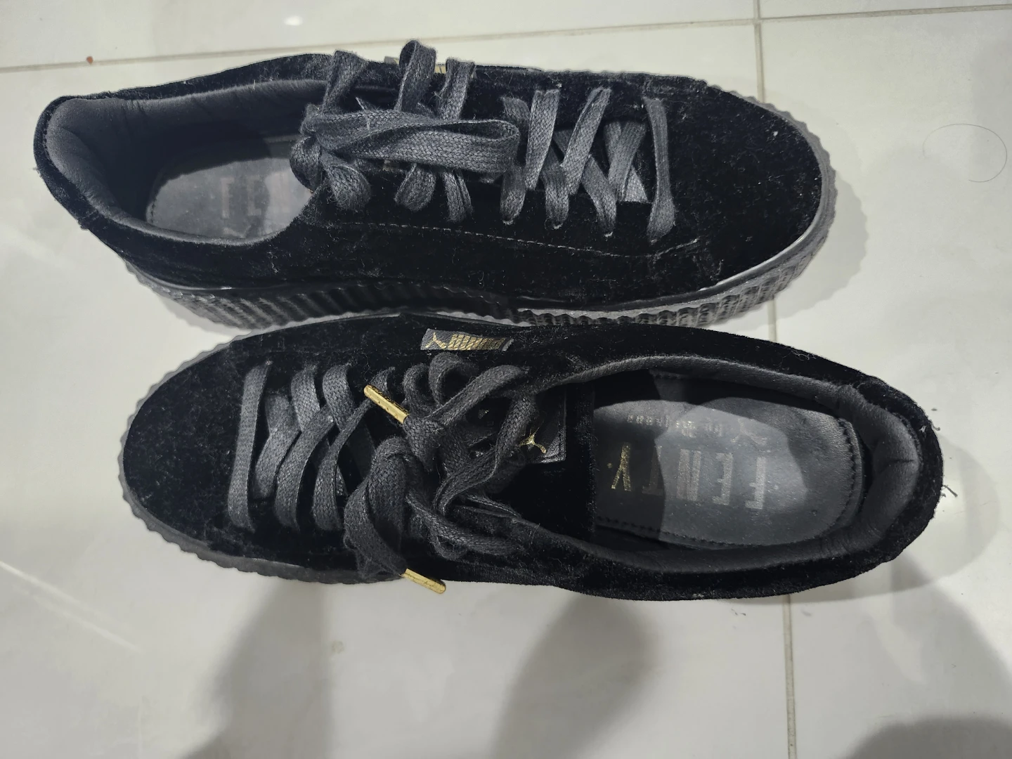 Puma x Fenty Velvet Creepers - Black - photo 2