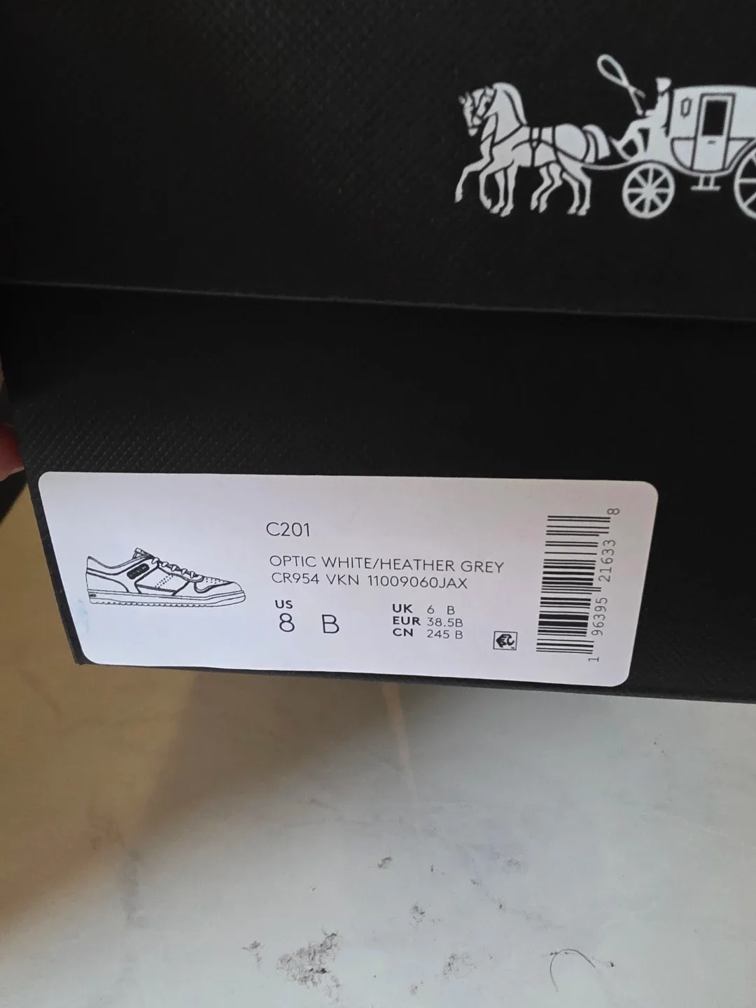 Brand New - Coach - White Leather Sneakers - Size 8 image indicator(3)