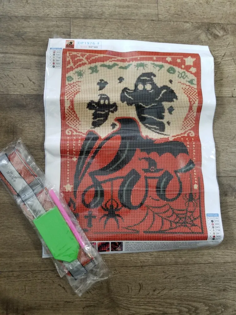 New Halloween Ghost Diamond Painting Kit 30x40