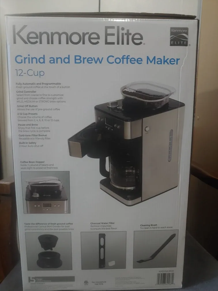Kenmore Elite Grind and Brew Coffee Maker - 12 Cup image indicator(2)