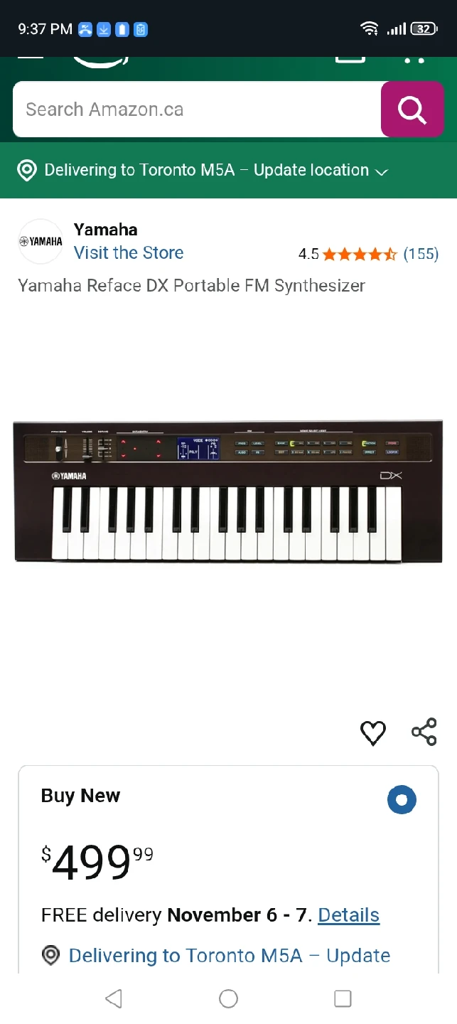 Yamaha Reface DX Portable FM Synthesizer - Original 80s Sounds - photo 2