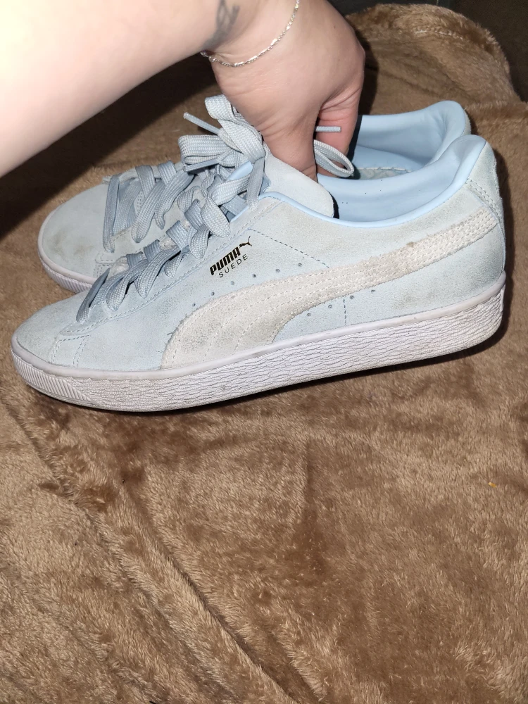 Puma Suede Low-Top Sneakers - Light Blue - photo 2