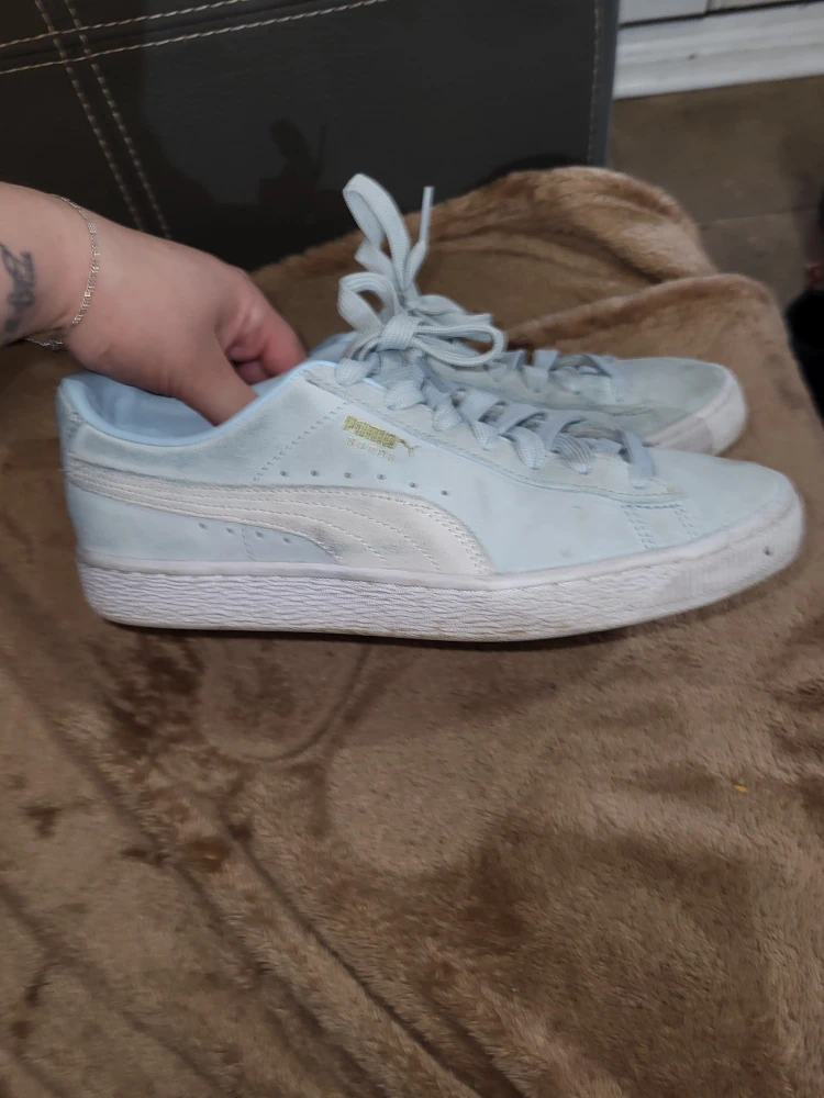 Puma Suede Low-Top Sneakers - Light Blue - photo 4