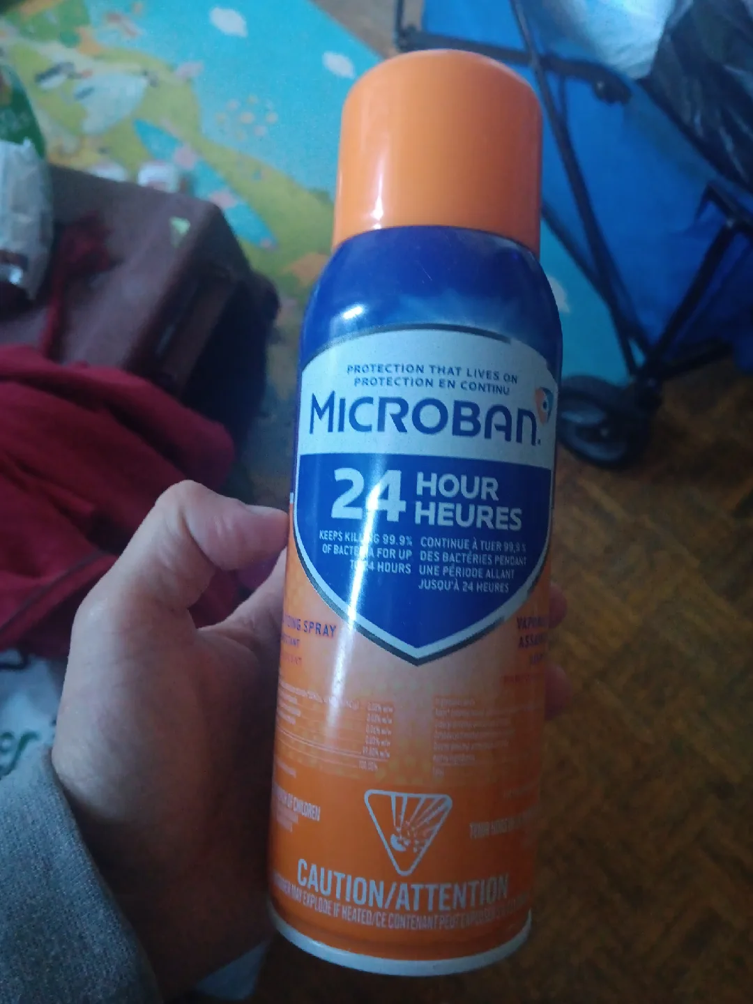 Microban 24 Hour Sanitizing Spray thumbnail