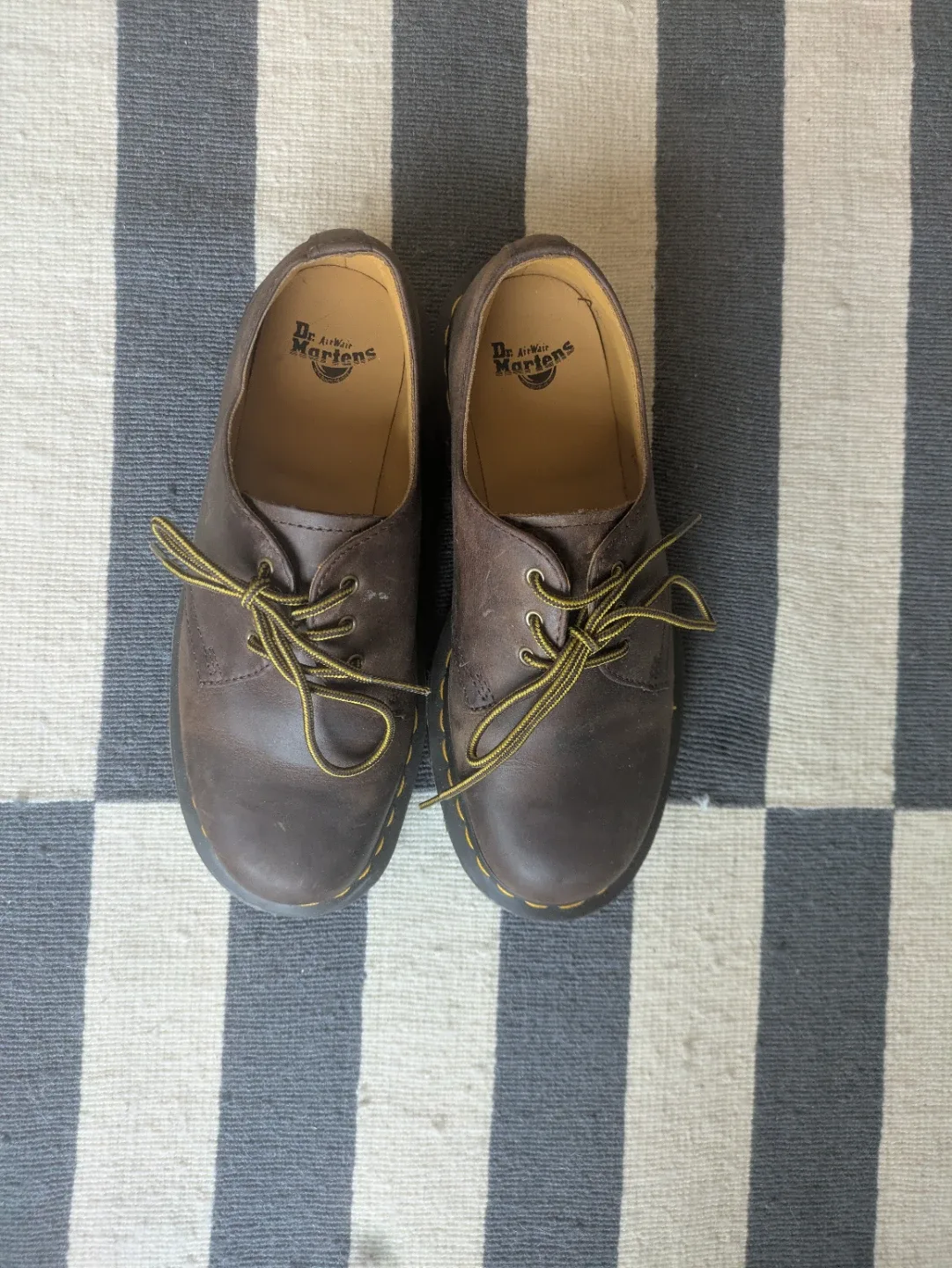 Dr. Martens Brown Oxford Shoes US 7 M image indicator(2)