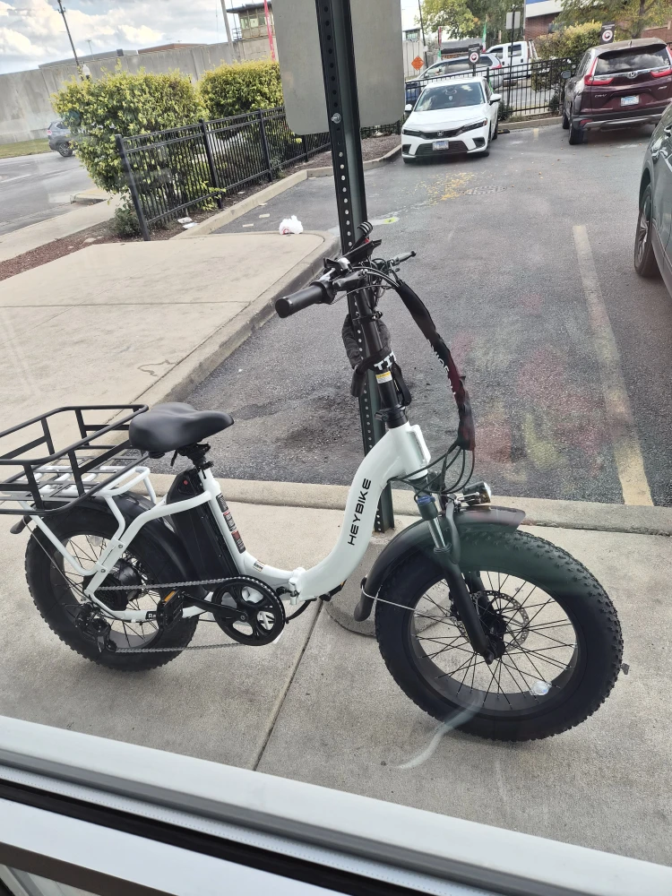 HEYBIKE Explore Folding Electric Bike - White