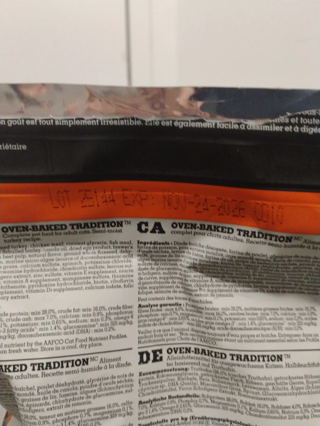 Oven-Baked Tradition Semi-Moist Cat Food - photo 2
