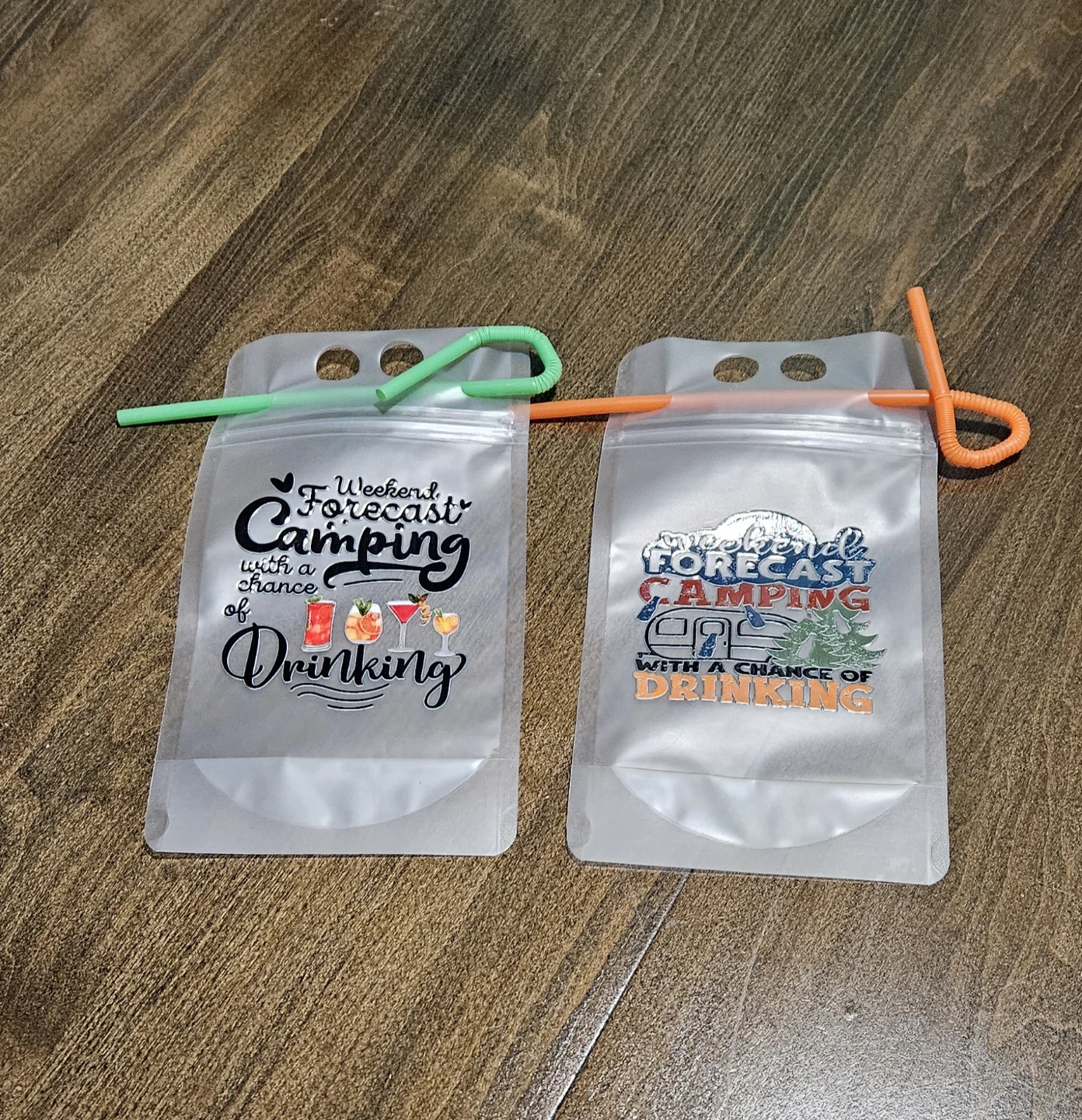 Reusable drink pouches