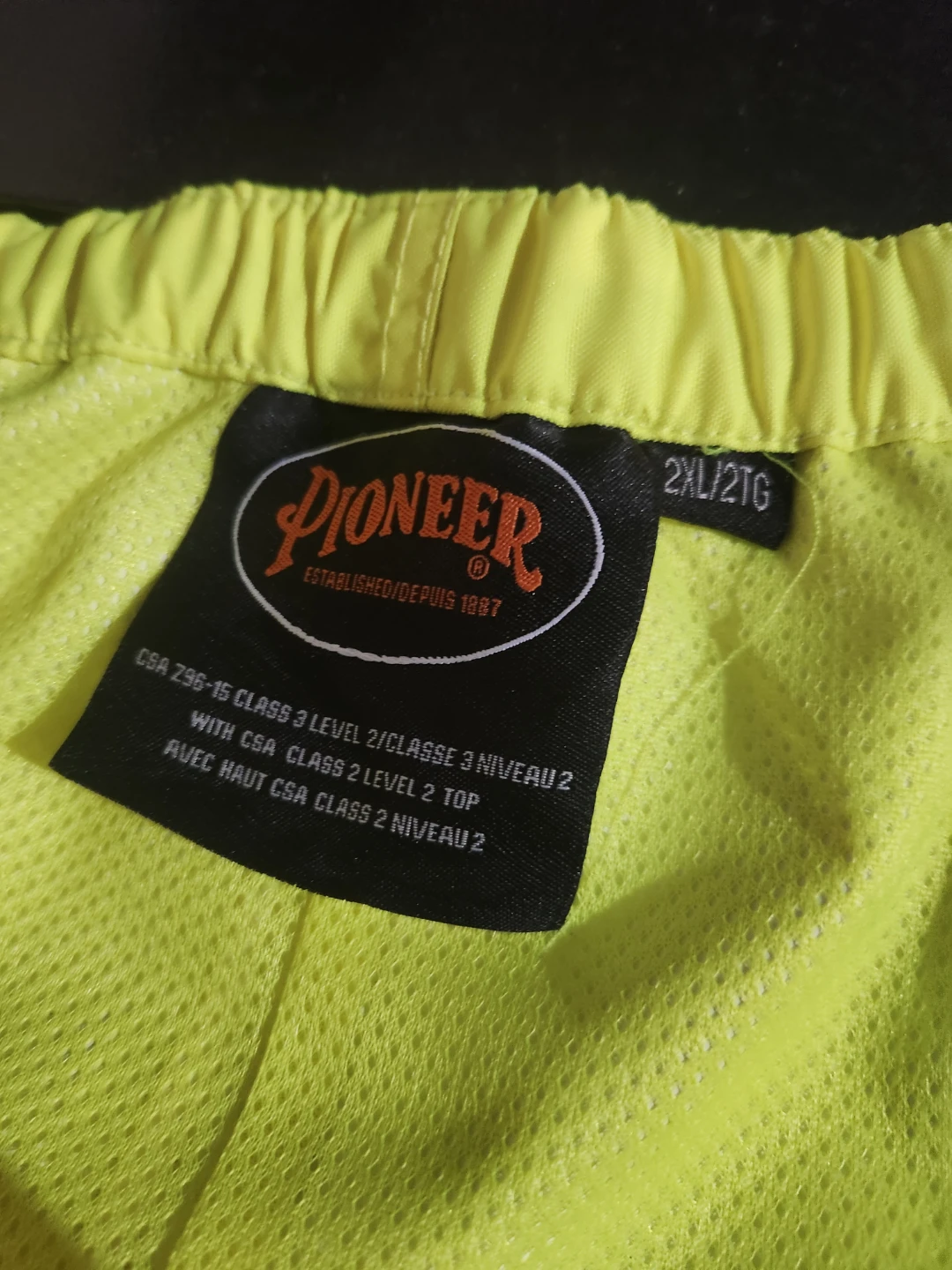 Pioneer Hi-Vis Rain Pants 2XL - photo 2