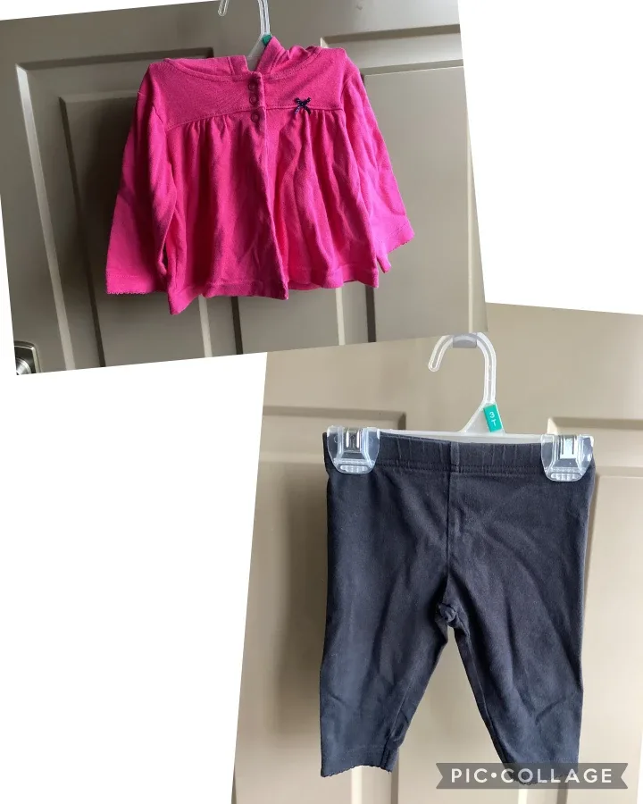 Girls sz 6 months outfits $3 each image indicator(7)