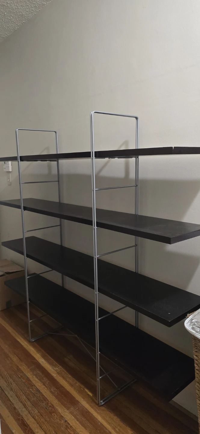 Black Shelving Unit