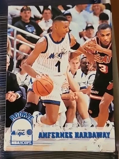 Anfernee Hardaway Rookie Card - NBA Hoops