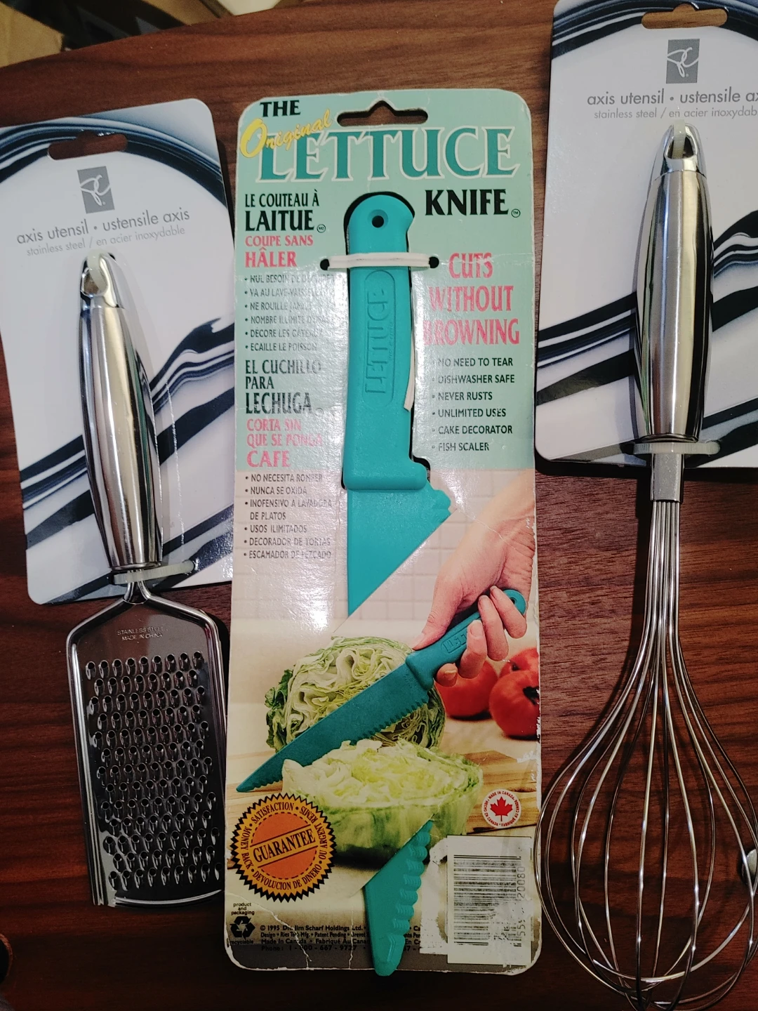 🧡BRAND NEW! KITCHEN STAINLESS STEEL WHISK, KNIFE AND GRATER - photo 2