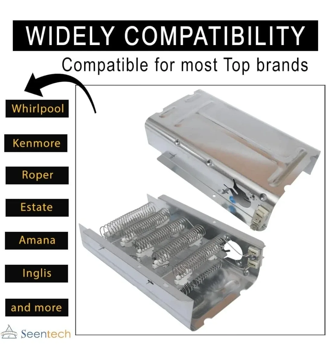 Seentech 279838 Dryer Heating Element Assembly image indicator(2)